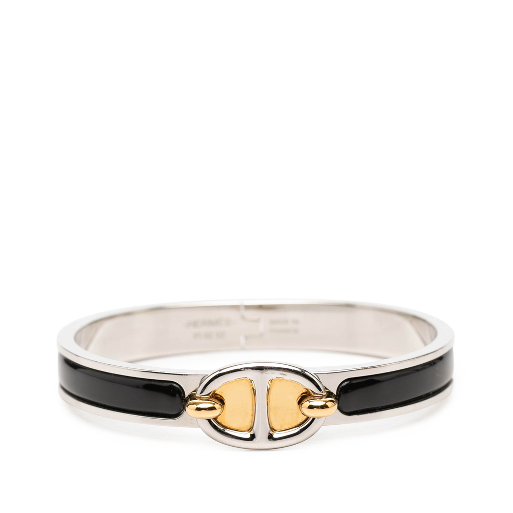 Pre-Loved Hermes Mini Enamel Clic Chaine d Ancre Bracelet PM